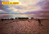 Ref� 2008, PRAIA DE MIRA - PORTUGAL, O recolher do peixe ao p�r do sol, Ed. Centro de Caridade N� Sr� do Perp�tuo Socorro, Porto, SD, Dim. 150x103 mm, Col. Nela d'Almeida.