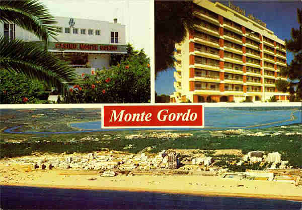 N.� 1345 - Monte Gordo Algarve - Edi��o FOTO-VISTA, Ld� Apartado 1. 8401 Lagoa Codex, Algarve Tel. (082) 57385 - S/D - Dimens�es: 14,8x10,2 cm. - Col. HJCO (1976)