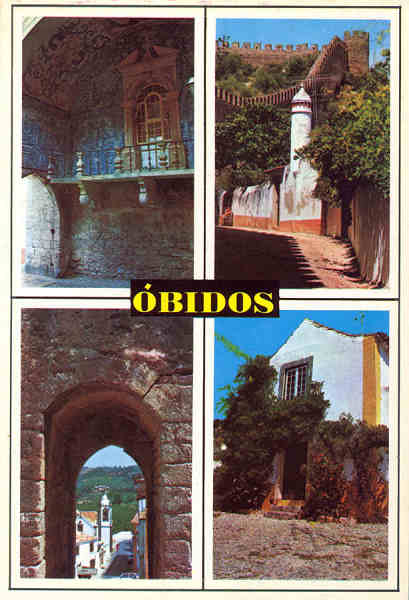 N� 1026 - OBIDOS. Aspectos T�picos - Edi��o Centro de Caridade de Nossa Snra do Perp�tuo Socorro - SD - Dim. 15,4x10,5 cm - Col. A. Monge da Silva