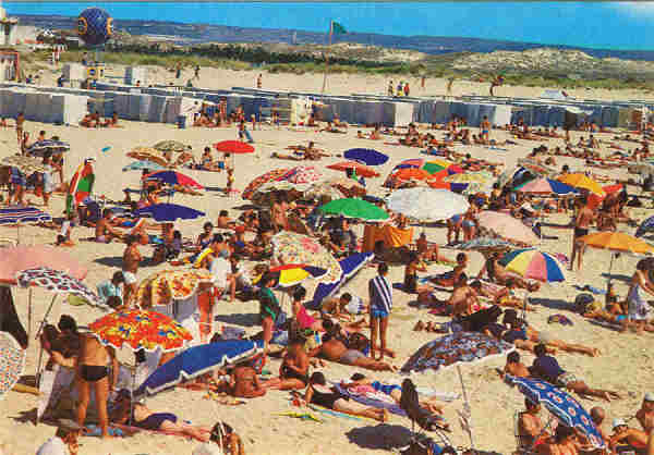 N.� 2298 - PENICHE - Portugal  Praia de Banhos - Ed. "SUPERCOR" �NCORA - Edi��es Art�sticas de Artigos para Felicita��es LISBOA IMPRICOR - SD - Dim. 14,8x10,3 cm - Col. Manuel B�ia (1990).