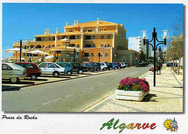 N� 7194 PRAIA DA ROCHA - Portim�o - Ed. Artes Gr�ficas - SD - Dim. 15x10,5 cm - Col. Mario Silva.