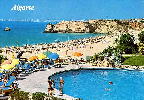 N.� 1330 - Praia da Rocha-Algarve - Edi��o Foto-Vista, Lda Apartado 1-8400 Algarve Tel. (082) 57385 -  S/D - Dimens�es: 14,7x10,2 cm. - Col. Gra�a Maia
