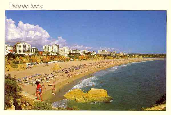 N.� ALG 33 - Portim�o-Praia da Rocha - Edi��o n�o indicada - S/D - Dimens�es: 14,9x10,2 cm. - Col. Gra�a Maia