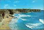 N.� 755/95 - ALGARVE Sagres Praia do Tonel e Promont�rio - Edi��o Portugal Tur�stico - S/D - Dimens�es: 14,5x10,2 cm. - Col. Gra�a Maia
