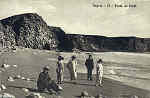 N� 35 - SAGRES. Praia do Tonel - Editor n�o indicado - SD - Dim. 13,7x8,9 cm - Col. A. Monge da Silva (1920)