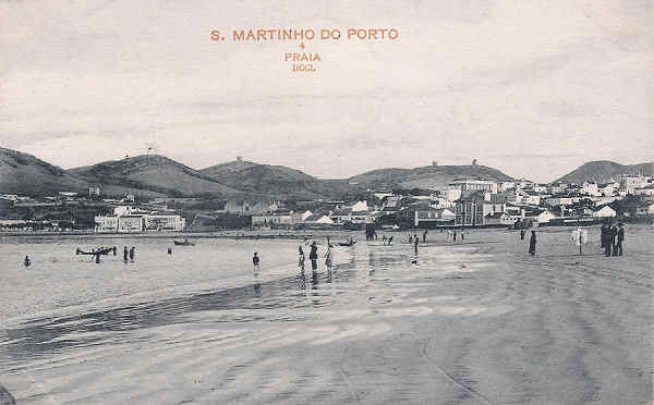 N� 04 - Portugal. S. Martinho Porto. Praia - Editor Paulo E Guedes - 1902 - Dim.9x14 cm. - Col. M. Chaby