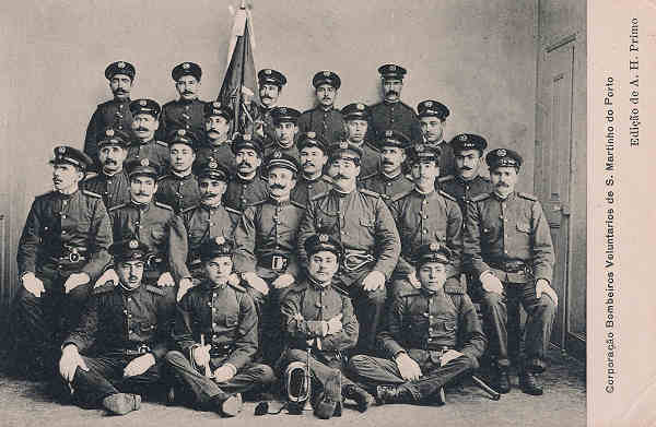 SN - Portugal. S. Martinho do Porto. Corpora��o de Bombeiros Voluntarios de S. Martinho do Porto - Editor - A.H.Primo - 1905 - Dim.9x14 cm. - Col. M. Chaby