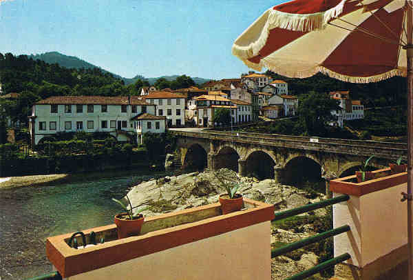 N.� 505 S. PEDRO DO SUL (Portugal)  Vista parcial - Ed. LIFER - Porto Fotografia de: FISA LITO OF. ARTISTAS REUNIDOS-Porto - SD - Dim. 14,9x10,4 cm. - Col. Manuel B�ia (1993).