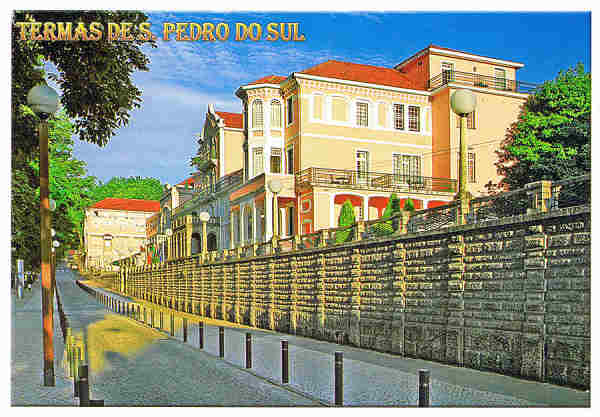 N.� 3 - TERMAS DE S. PEDRO DO SUL  INATEL Beira Alta - Laf�es PORTUGAL - Ed. ATLANTICPOST - Publicidade e Artes Gr�ficas, Lda. - Tel. 214 342 080 FILIAL-LOUL� - Tel. 289 413 843 Exclusivo de: A Tamanquinha Tel. 232 712 471 - 2006 Dim. 15x10,5 cm. - Col. Manuel B�ia (2010).