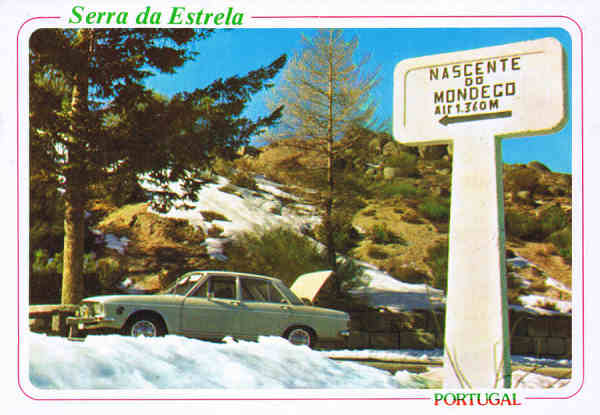 N.� 767 - SERRA DA ESTRELA - Portugal  Nascente do Rio Mondego - Ed. �NCORA - Edi��es Art�sticas de Artigos para Felicita��es-LISBOA RAN TEL. 3952192-3961514 IMPRICOR 3952830 -SD - Dim. 15x10,4 cm - Col. Manuel B�ia.