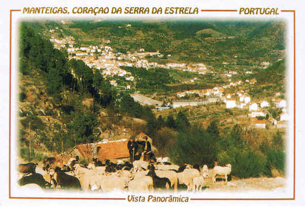 065- N.� 1 - SERRA DA ESTRELA PORTUGAL Manteigas, cora��o da Serra. Vista Panor�mica - Ed. GRAFIBEIRA-Oliv. do Hospital FOTOGRAFIA: CRISTINA DUARTE - RUA DR. AM�NDIO MOTA VEIGA, 4 B - R/C D.TO - 6270 SEIA - SD - Dim. 15x10,6 cm - Col. F�tima B�ia (2010).