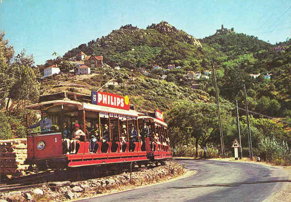 N.� 35 - SINTRA Portugal Carro el�ctrico t�pico - Edi��o Centro de Caridade "Nossa Senhora do Perp�tuo Socorro", Porto - S/D - Dimens�es: 15x10,4 cm. - Col. Manuel B�ia.