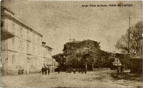 SN - Viana do Castelo - Largo Vasco da Gama - Editor n�o indicado - SD - Dim. 14x8,6 cm - Col. M. Soares Lopes