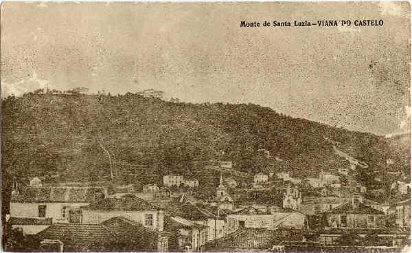 SN - Viana do Castelo - Monte de Santa Luzia - Editor n�o indicado - SD - Dim. 14x8,6 cm - Col. M. Soares Lopes