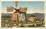 N� 126 - Viana do Castelo (Monted�r). Moinhos de vento - Ed. de C. Conseil de Vasconcelos - SD - Dim. 140x90 mm - Col. �nio Semedo