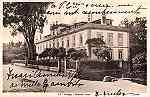 N.� 13 - Vidago. Grande Hotel - Edi��oda Casa de Fazendas de Ant�nio Fraga, Vidago - Clich� de Fotografia Alves, Chaves - S/D - Dimens�es: 14x9,2 cm. - Col. Carneiro da Silva (Circulado em 09/07/1932)