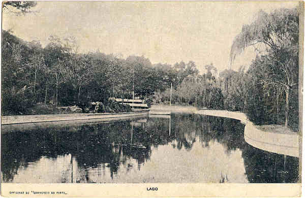 SN - VIDAGO-LAGO - Edi��o da Empreza das Aguas de Vidago, Limitada-S�DE EM LISBOA: Avenida da Liberdade, 122-126-Tel.1226 - DELEGA��O NO PORTO: Rua Candido dos Reis, 93-95 - SD -  Dim. 9x14 cm. - Impresso nas Officinas do "Commercio do Porto" - Col. Jaime da Silva (Circulado em 1923).