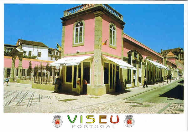 N.� 28 - Viseu.  Mercado 2 de Maio Beira Alta PORTUGAL - Ed. GRAFIPOST - Editores e Artes Gr�ficas,Lda - TEL.:214342080 FILIAL - LOUL� Exclusivo PAPIRO Tels.: 232436892/232459596 - SD - Dim. 15x10,5 cm - Col. F�tima B�ia (2010).