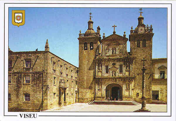 N.� 514 - Viseu (Portugal). S� Catedral e Museu Gr�o Vasco - Ed. LIFER - PORTO - ESCUDO DE OURO -  FISA I.G. - Printed in Spain - 1990 Dim. 14,8x10,3 cm - Col. F�tima B�ia (2010).