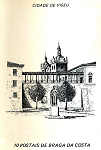 Capa da s�rie de 10 postais em desenho a pena de Jorge Braga da Costa - Edi��o JLNA - SD - Col. A.Monge da Silva