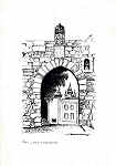 N� 9 - VISEU. Porta do Solar de Cima. Desenho de Jorge Braga da Costa - Edi��o JLNA - SD - Dim. 15x10,5 cm. - Col. A. Monge da Silva