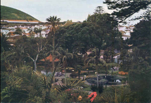 1968 N� 17 - ILHA TERCEIRA. Angra. Vista Parcial do Jardim - Edi��o Foto Ormonde - Dim. 14,9x10,3 cm - Circulado em  1968 - Col. A. Monge da Silva.