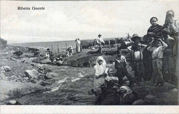 N� 4 - S�O MIGUEL. Ribeira Quente - Colec��o J. J. da Costa Jr, S�o Miguel - Dim. 13,8 x 8,7 cm - Col. A. Monge da Silva (cerca de 1910)