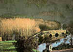 N� 2 - Ponte romana sobre o Marnel, Lamas do Vouga - Ed. Comissao de Turismo de Agueda - SD - Dim. 14,9x10,5 cm. - Col. �nio Semedo.