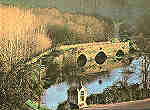 N� 2 - Ponte romana sobre o Marnel, Lamas do Vouga - Ed. Comissao de Turismo de Agueda - SD - Dim. 14,9x10,5 cm. - Col. �nio Semedo.