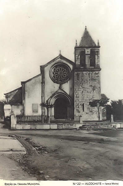 N� 22 - ALCOCHETE. Igreja Matriz - Edi��o da C�mara Municipal de Alcochete (1993) - Dim. 14x9,1 cm - Col. Am�lcar Monge da Silva