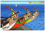 N� 30 AVR - RIA DE AVEIRO Barcos Moliceiros - Costa de Prata PORTUGAL - GRAFIPOST - Editores e Artes Gr�ficas, Lda LOUL� - 2006 - Dim.14,9x10,4 cm - Col. F�tima B�ia.