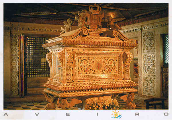 N� 276 F - Convento de Jesus - T�mulo de Santa Joana Princesa - Edi��o GUIA TUR�STICO DO NORTE - 2006 - Dimens�es 14,9x10,5 cm. - Col. F�tima B�ia.