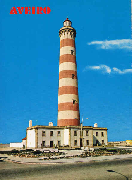 N� 332/494 - AVEIRO Farol da Costa Nova - Edi��o G�tica PORTO RUA N. S. DE F�TIMA 298 - SD - Dim. 10,4x14,6 cm. - Col. Manuel B�ia.