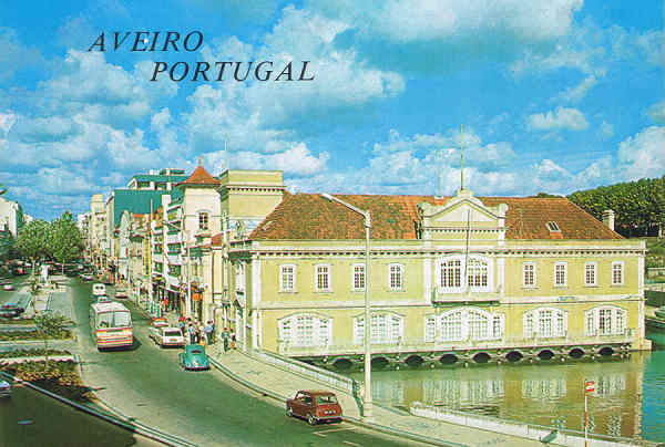 N� 1611 - AVEIRO - Portugal - Capitania de Aveiro e centro da cidade - COLECCION  PERLA - D�cada de 1960 - Dim. 14,8x10,5 cm. - Col. de Manuel B�ia.