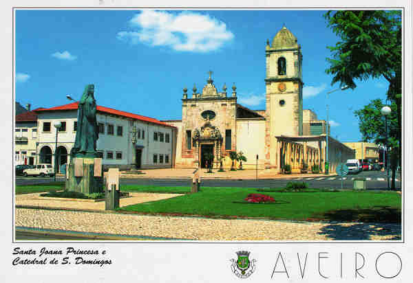 N.� 5 - AVEIRO Santa Joana Princesa e Catedral de S. Domingos - Ed. Artes Gr�ficas - SD - Dim 15x10,5cm - Col. M�rio Silva.