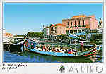 N.� 21 - AVEIRO Rua Clube dos Galitos e Canal Central - Ed. Artes Gr�ficas - SD - Dim. 15x10,5cm - Col. M�rio Silva.