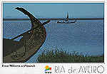 N.� 29 - RIA DE AVEIRO Barcos Moliceiros ao Crep�sculo - Ed. Artes Gr�ficas - SD - Dim 15x10,5 cm - Col. M�rio Silva.
