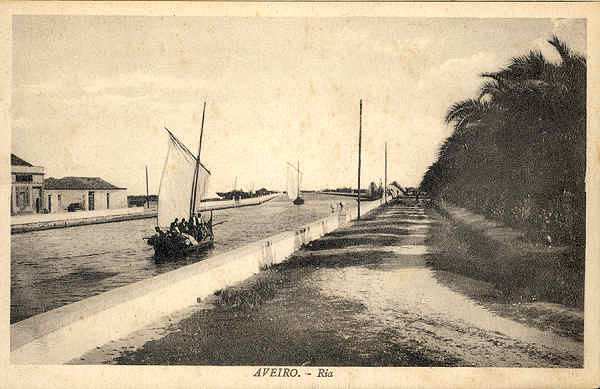 SN - AVEIRO. Ria - Editor n�o indicado - SD - Dim. 14x9 cm. - Col. Enio Semedo