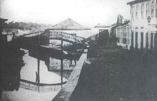 N.� 12 - Canal Central Terceiro quartel do s�culo XIX - Edi��o da Imagoteca Municipal de Aveiro - S/D - Dimens�es: 14,9x9,7 cm. - Col.�nio Semedo