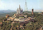 N� 161 - Barcelona. Cume do Tibidabo - Editor Pelayo,Barcelona - Circulado em  1971  - 14,8x10,6 cm - Col. Am�lcar Monge da Silva