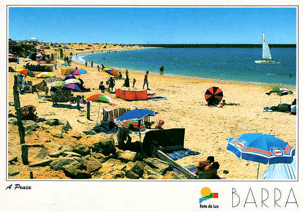 N.� 52 - BARRA (Aveiro) A Praia - Ed. Artes Gr�ficas - S/D - Dim 15x10,5 cm - Col. M�rio Silva.