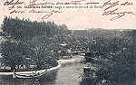 N� 784 - Portugal - Caldas da Rainha - Lago e ponte no parque D. Carlos - Editor Alberto Malva - Editado 1908 - Dim. 9x14 cm - Col. M. Chaby.