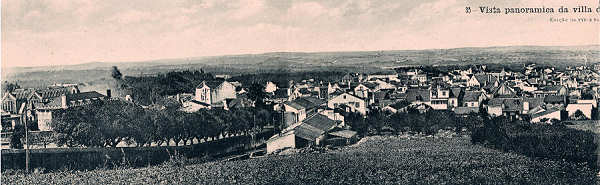 N.� 35 - Portugal Caldas da Rainha. Vista Panoramica da Villa de Caldas da Rainha(A) - Editor Dias e Paramos - Editado 1906 - Dim- 9x14 cm.- Col. M. Chaby