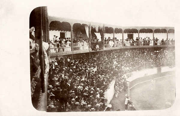 SN - Portugal. Caldas da Rainha. Pra�a de Touros - Editor n�o referenciado -  1910 - Dim. 14x9 cm. - Col. M. Chaby