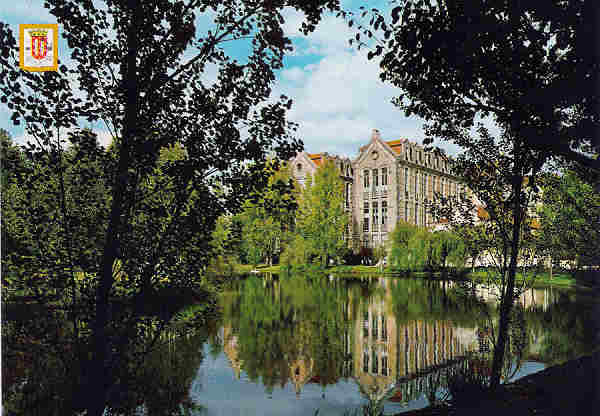 SN - Portugal. Caldas da Rainha. Pavilh�es e Lago do Parque - Editor LIFER - Dim. 13,9x8,7 cm. - Col. M. Chaby