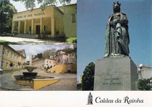 N� 204 - Portugal. Caldas da Rainha. V�rios aspectos da cidade - Editor RS - Dim. 13,9X8,7 cm. - Col. M. Chaby