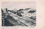 SN - Portugal. Caldas da Rainha. Esta��o do Caminho de Ferro - Editor Dias e Paramos (Editado em 1906) - Dim. 9x14 cm. - Col. M. Chaby