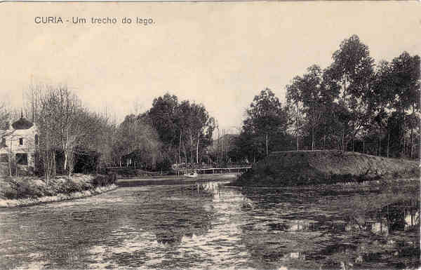 SN - Curia. Um trecho do Lago - Editor n�o referenciado - SD - Dim. 13.7x8,7 cm. - Col. Alberto Sim�es 422