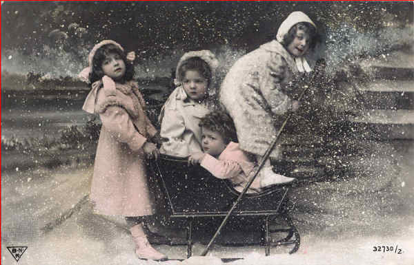 Serie 32730/2 - Editor Berlin Neuroder Kunstandstalten - Circulado em 1908 - Dim. 13,7x8,9 cm - Col. Am�lcar Monge da Silva