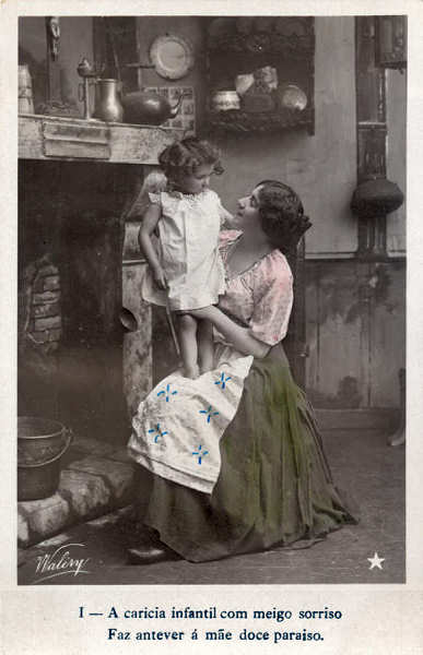 I - Av� e neta - Editor Esteves & C�, Lisboa - Edi��es ETOILE, Paris - Dim. 13,9x9 cm - Col. Am�lcar Monge da Silva (cerca de 1910)